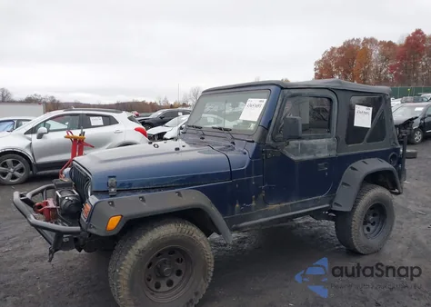 2000 Jeep Wrangler Se from USA, damaged, VIN 1J4FA29P9YP748472